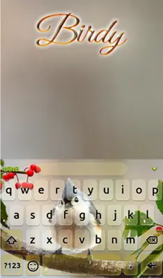 Birdy Animated Keyboard + Live Wallpaper android App screenshot 4